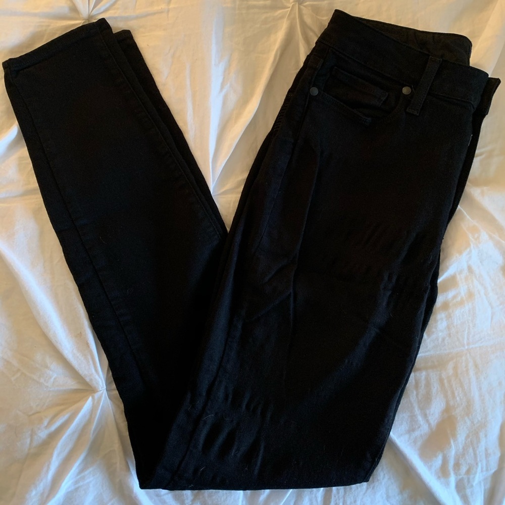 Paige Black Skinny Jean - Picture 2 of 5